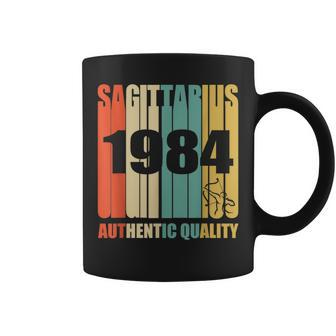 Retro Sagittarius 1984 Vintage 34Th Birthday Coffee Mug - Monsterry CA