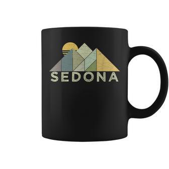 Retro Sedona Arizona Distressed Hiking Coffee Mug - Monsterry