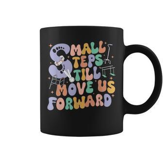 Retro Small Steps Still Move Us Forward Physical Therapy Coffee Mug - Thegiftio UK