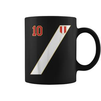 Retro Soccer Inspired Peru Coffee Mug - Monsterry CA