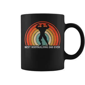 Retro Style Vintage Best Bodybuilding Dad Ever Father's Day Coffee Mug - Monsterry