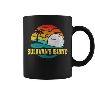 Retro Sullivan's Island Beach Sun & Surf Eighties Graphic Coffee Mug - Monsterry AU