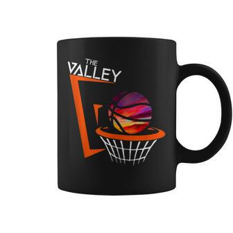 Retro Sunset The Valley Hoops Phoenix Basketball Coffee Mug - Monsterry UK