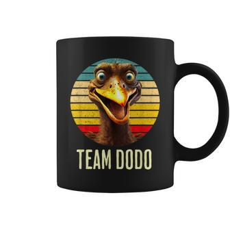 Retro Team Dodo Tassen mit Vintage Sonnenuntergang und Vogel Design - Seseable