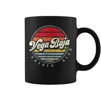 Retro Vega Baja Home State Cool 70S Style Sunset Coffee Mug - Monsterry DE