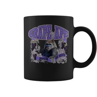 Retro Vineyard Purple Grape Ape Coffee Mug - Monsterry DE