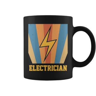 Retro Vintage 70S Electrician Coffee Mug | Mazezy