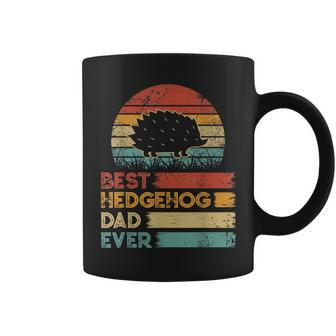 Retro Vintage Best Hedgehog Dad Ever Animals Lover Coffee Mug - Monsterry AU