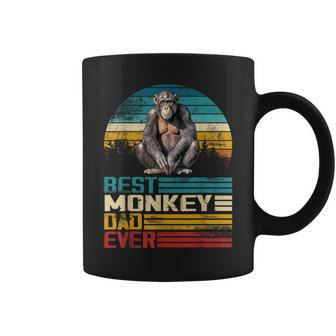 Retro Vintage Best Monkey Dad Ever Coffee Mug - Monsterry AU