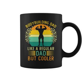 Retro Vintage Bodybuilding Dad Father's Day Lifting Daddy Coffee Mug - Monsterry CA
