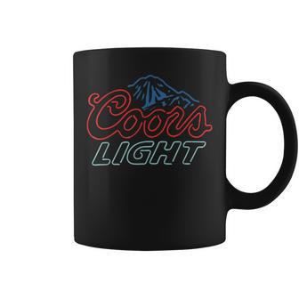 Retro Vintage Coor Light Mountain Women Men Coffee Mug | Crazezy