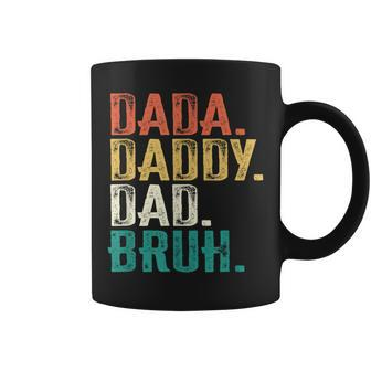 Retro Vintage Dada Daddy Dad Bruh Fathers Day 2023 Coffee Mug - Monsterry DE