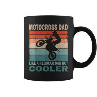 Retro Vintage Dirt Bike Dad Motocross Fan Father's Day Coffee Mug - Monsterry CA