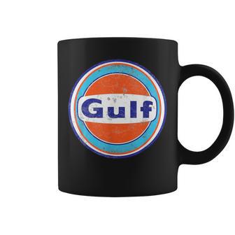 Retro Vintage Gas Station Gulf Motor Oil Car Bikes Garage Coffee Mug - Monsterry CA