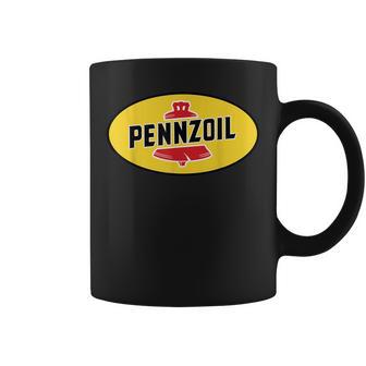 Retro Vintage Gas Station Pennzoil Motor Oil Car Bike Garage Coffee Mug - Monsterry AU