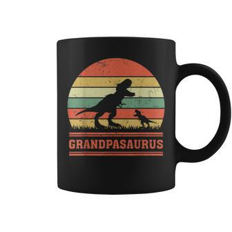 Retro Vintage Grandpasaurus Rex Dinosaur Father's Day Coffee Mug - Monsterry AU