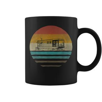 Retro Vintage Houseboat Boating Ship Captain Cute Coffee Mug | Crazezy