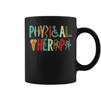 Retro Vintage Physical Therapy Physical Therapist Coffee Mug - Monsterry