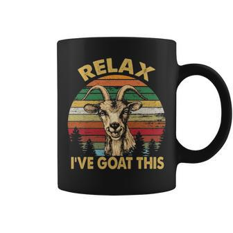 Retro Vintage Relax I've Goat This Goat Coffee Mug | Mazezy