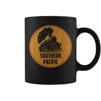 Retro Vintage Southern Pacific Railroad Coffee Mug - Monsterry AU