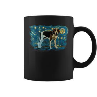 Retro Vintage Style American Foxhound Coffee Mug - Monsterry