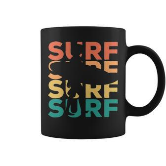 Retro Vintage Surfing For Surfers Coffee Mug | Mazezy