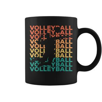 Retro Vintage Volleyball For Volleyball Players Coffee Mug - Monsterry AU