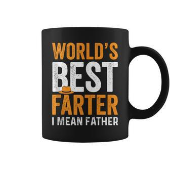 Retro Worlds Best Farter I Mean Father Dad Fathers Day Coffee Mug - Thegiftio UK