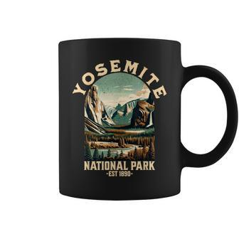 Retro Yosemite National Park Usa Vintage Hiking Coffee Mug | Mazezy AU