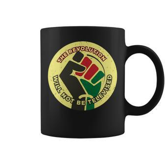 The Revolution Will Not Be Televised Vintage Change Novelty Coffee Mug - Monsterry