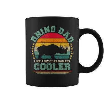 Rhino Dad Like A Regular Dad But Cooler Father's Day Coffee Mug - Monsterry UK