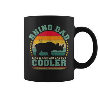 Rhino Dad Like A Regular Dad But Cooler Father's Day Coffee Mug - Monsterry