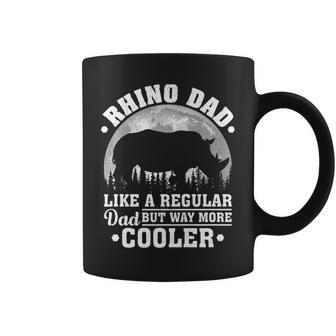 Rhino Dad Like A Regular Dad Rhino Father's Day Coffee Mug - Monsterry