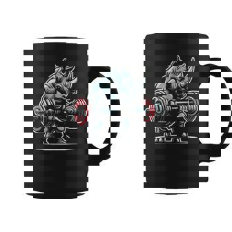Rhino Lifting Weights Dumbbells Gym Workout Weightlifting Coffee Mug - Thegiftio UK