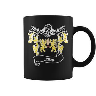 Riley Coat Of Arms Surname Last Name Family Crest Coffee Mug - Seseable