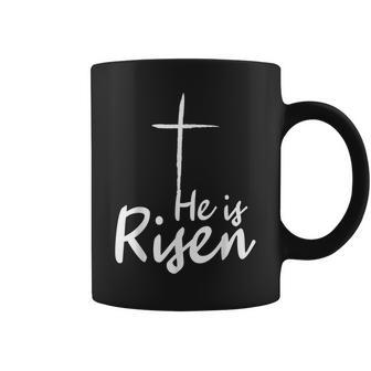 He Is Risen Easter Is About Jesus Bible Christ Easter Coffee Mug | Mazezy