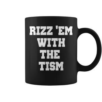 Rizz 'Em With The 'Tism Thanksgiving Coffee Mug - Monsterry
