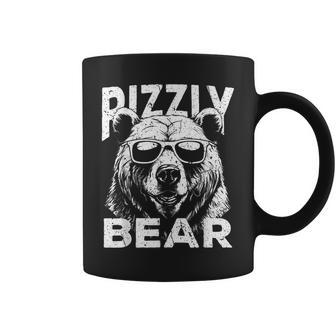 Rizzly Bear Cool Bear Wearing Sunglasses Rizz For Boys Coffee Mug - Thegiftio UK