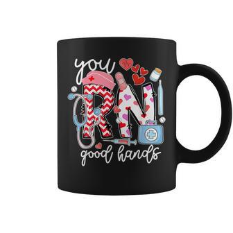 You Rn Good Hands Cute Nurse Nursing Student Graduation Coffee Mug - Seseable