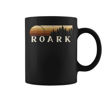 Roark Ar Vintage Evergreen Sunset Eighties Retro Coffee Mug - Seseable