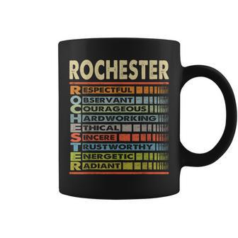 Rochester Family Name Last Name Rochester Coffee Mug - Seseable