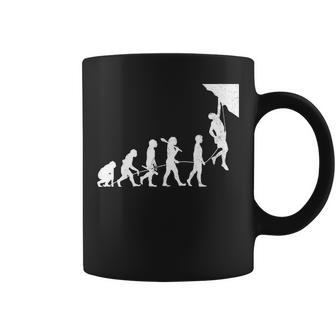 Rock Climbing Climber Evolution Bouldering Coffee Mug | Mazezy