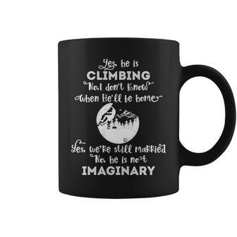 Rock Climbing Husband For Wife Wedding Anniversary Coffee Mug | Mazezy