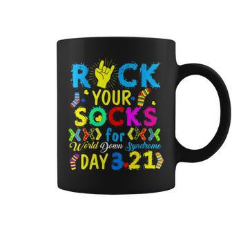 Rock Your Socks Down Syndrome Day Awareness For Boys Coffee Mug - Seseable