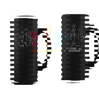 Rock Tijeras Heavy Metal Dark Rock Death Metal Taza de café - Regaloses
