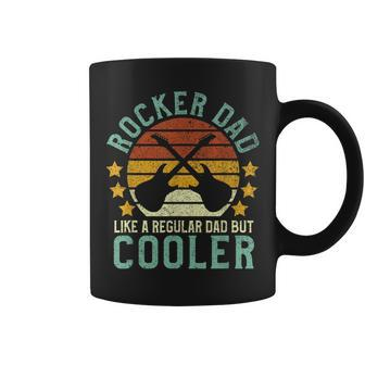 Rocker Dad Rock And Roll Lover Guitarist Father Coffee Mug - Monsterry UK