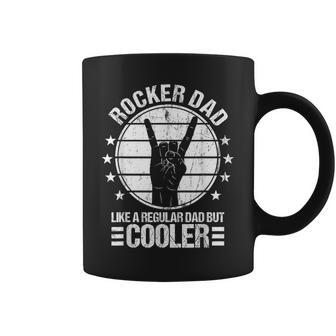 Rocker Dad Rock And Roll Rockin' Father's Day Coffee Mug - Monsterry