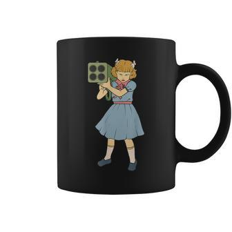 Rocket Launcher Girl Clementine Punk Goth Horror Fan Coffee Mug - Monsterry DE