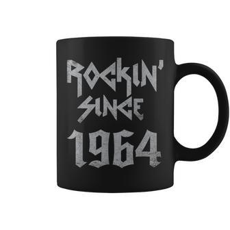 Rockin Since 1964 Classic Rock Year Of Birth Birthday Coffee Mug - Thegiftio UK