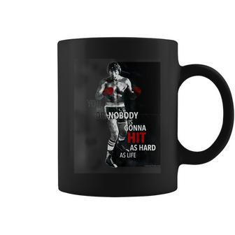 Rocky Nobody Is Gonna Hit As Hard Coffee Mug - Monsterry